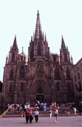 Die gotische Kathedrale von Barcelona
