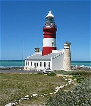 Am Cape Agulhas, dem südlichsten Punkt Afrikas
