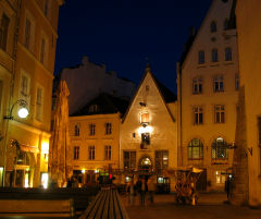 Abend in der Altstadt von Tallinn