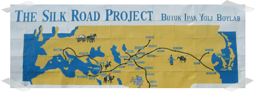 Routen der alten Seidenstraße