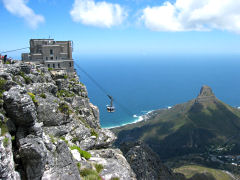 Blick vom Tafelberg auf den Lions Head