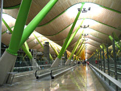 Auslandsterminal in Madrid