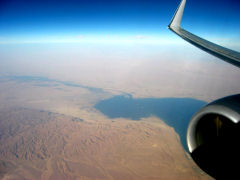 Golf und Kanal von Suez (Ägypten)