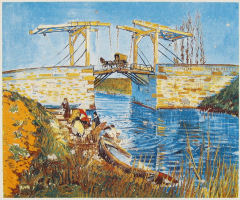 Van Gogh Bild: Pont de Langlois