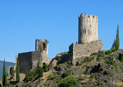 Die Burgruinen von Lastours