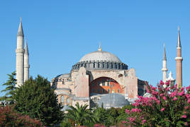 Blick auf die Hagia Sophia