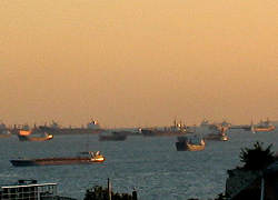 Abendlicher Blick aufs Marmarameer