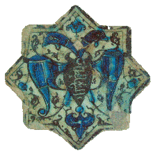 Karatay-Museum: Fayence des seldschukischen Doppeladlers