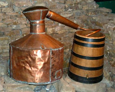 Kleinbrennerei vergangener Tage im Glen Ord Schauraum