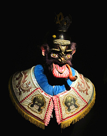 Maske im Volkskunstmuseum von La Paz