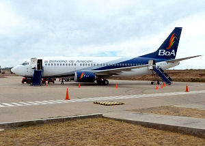 Am Flughafen in Sucre