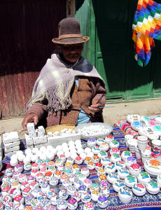 Am Souvenirmarkt in Uyuni