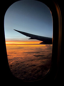 Sonnenaufgang irgendwo über Brasilien