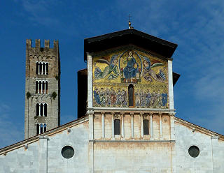 Mosaikgeschmückte Basilika San Frediano in Lucca