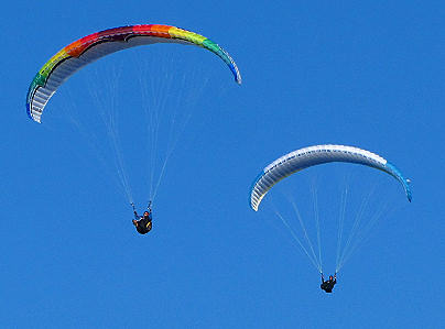 Paragleiter am Sasso del Ferro