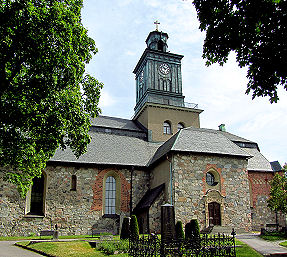 Die Vårfrukyrkan-Kirche in Enköping