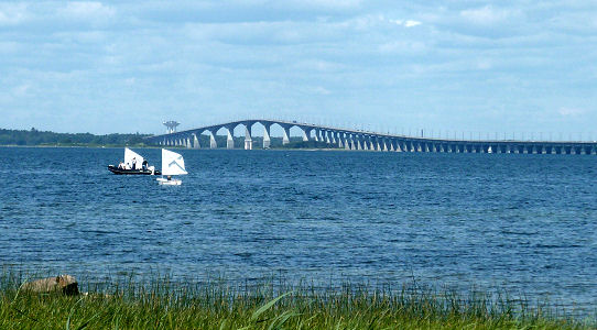 Die Ölandbrücke über den Kalmarsund