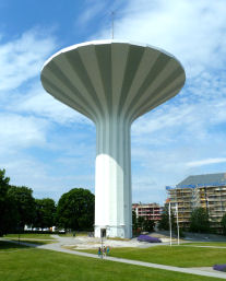 Der Wasserturm in Örebro