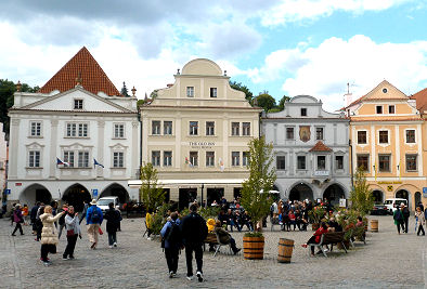 Der Hauptplatz von Krumau