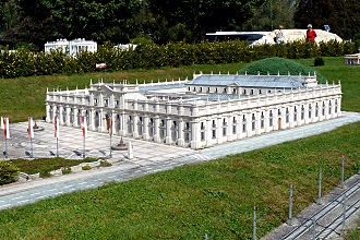 Der Präsidentenpalast in Santiago de Chile