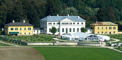 Das klassizistische Schloss Rosegg
