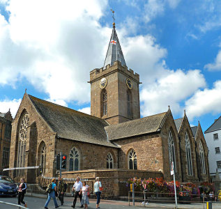 Die Stadtpfarrkirche von Guernsey