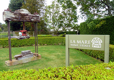 Zugang zum La Mare Weingut