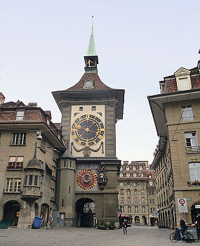 Die Berner Zytglogge (der Uhrturm)