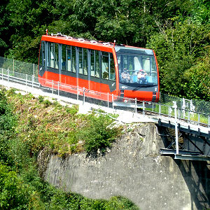 Standseilbahn zum einstigen Luftkurort Magglingen