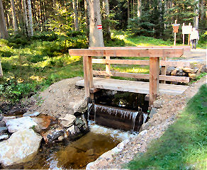 Kleines Wehr im Scharzenbergischen Schwemmkanal