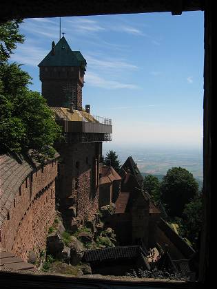 Der Burgfried von "Haut-Koenigsbourg"