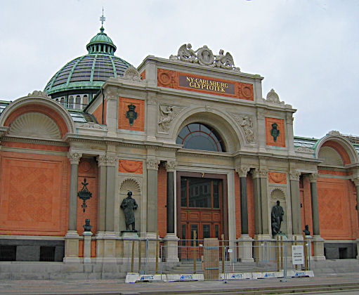 Die Ny Carlsberg Glyptotek, eine Skulpturensammlung mit antiken und modernen Werken 