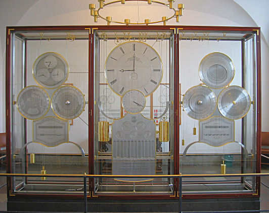 Die astronomische Uhr im Rathaus 