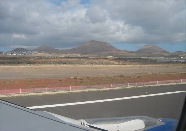 Landung auf Lanzarote