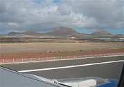 Landung auf Lanzarote