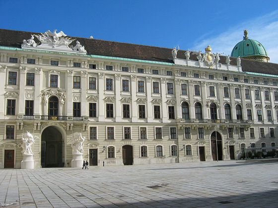 Der barocke Fl&uuml;gel der Wiener Hofburg